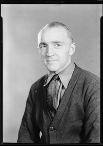 Portrait of former student Mr. Anthony Henery, National Automotive School, Southern California, 1930