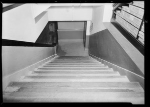 Broadway Department Store stairs, Los Angeles, CA, 1931