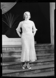 Sally Blane - dresses, Southern California, 1932