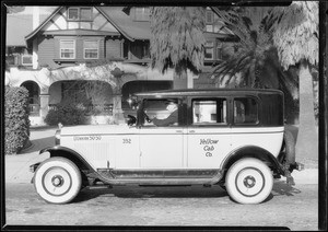 Fleet of new cabs, Yellow Cab Co., Southern California, 1927