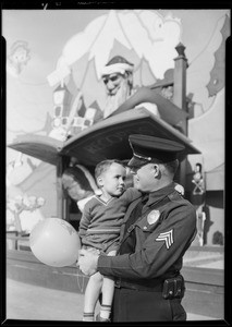 Publicity at Shell Christmas station, Shell Oil Co., Southern California, 1930