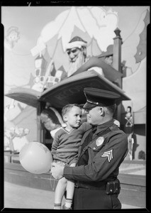 Publicity at Shell Christmas station, Shell Oil Co., Southern California, 1930