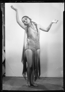 Portrait of dancer (daughter), Mrs. Totter, Southern California, 1934