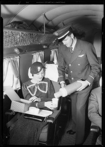 Interior of Douglas Transport, Southern California, 1933