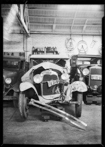 Cline vs. See's Candy, Ford roadster, See's Candy Company owner, motorcycle wrecked, Southern California, 1934