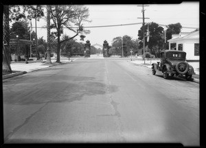 Intersection of West 22nd Street and South Western Avenue, Los Angeles, CA, 1931