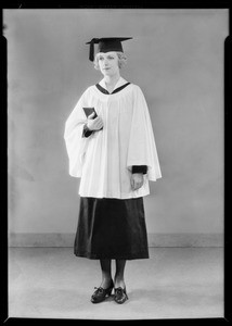 Choir costumes, etc., Southern California, 1931