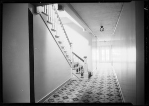 Steps in Bradford Apartments, 1825 North Cahuenga Boulevard, Los Angeles, CA, 1935