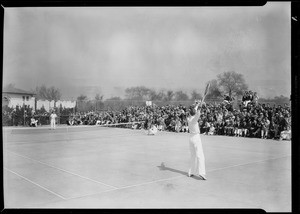 Tennis championships at Griffith Park, Los Angeles, CA, 1931