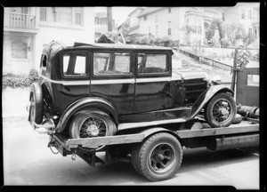 Essex wrecked, Annathz, assured, Southern California, 1932