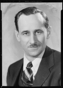 Mr. Cavanaugh, portrait, Southern California, 1935