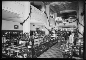 Store interiors, Harris and Frank, Southern California, 1927