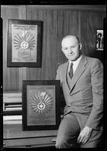 National Safety Council award, Southern California, 1933