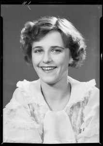 Portrait of Miss Hill, Southern California, 1933