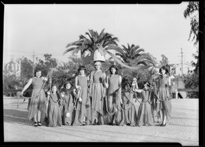 Christmas festival, Evergreen playground, Los Angeles, CA, 1930