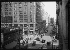 West 4th Street and South Spring Street, Los Angeles, CA, 1935