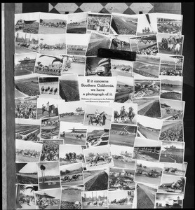 Race track shots, Southern California, 1938