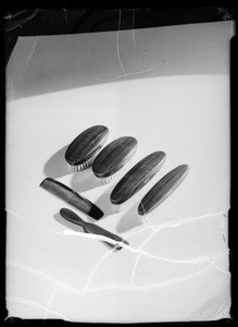 Toilet articles and silverware, Southern California, 1935