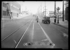 East 7th Street and South Santa Fe Avenue, Los Angeles, CA, 1932