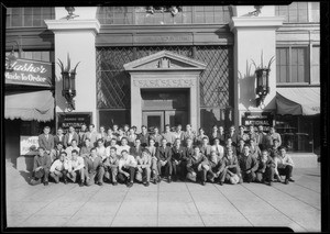 Group of Spanish students, Southern California, 1930