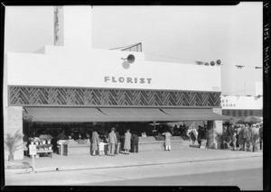 Opening of Leimert market, Los Angeles, CA, 1928