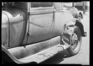 Ford coupe, Keystone Electric Co., A.M. Evans, driver, Southern California, 1931