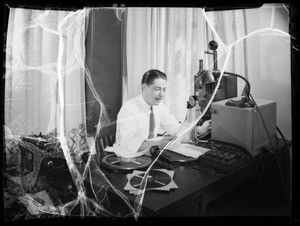 Ken Barton - announcer at station, Southern California, 1935
