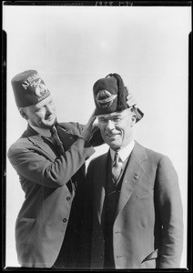 Potentate Gillette & Mayor Cryer, Southern California, 1928