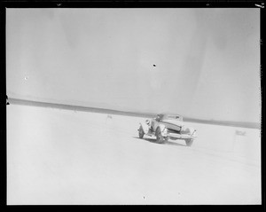 Auburn runs at Muroc Dry Lake, Southern California, 1932