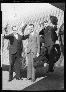 Bankers going to San Francisco for debate, Southern California, 1932