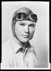 Portrait of Lieutenant Tomlinson, Maddux Air Lines, Southern California, 1930