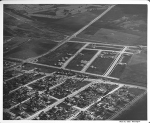 Aerial view of Beverly Hills