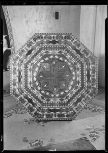 Inlaid table, Hawthorne, CA, 1931