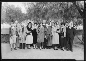 Christmas breakfast, groups Hobart, Bosworth, Southern California, 1931