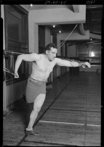 Will Rabin at YMCA, Southern California, 1925