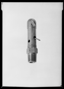 Air release valve, Southern California, 1931