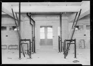 County Hospital work, Howe Brothers Plumbing, Los Angeles, CA, 1931