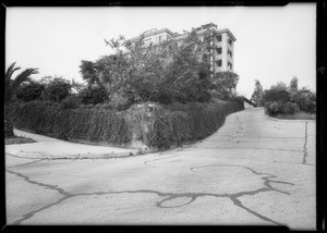 Intersection of Council Street and North Hoover Street, Rohman case, Los Angeles, CA, 1932