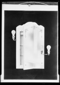 Mirror cabinet with lights, Southern California, 1931