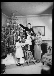 Christmas card photo, Southern California, 1934