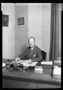 Mr. W.E. Avery McCarthy, Southern California, 1929