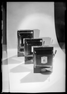 Art shot for frontispiece of 3 switchboxes, Southern California, 1931