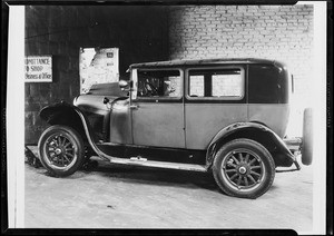 Wrecked Essex, Ferrara, Southern California, 1931