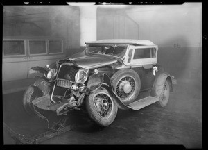 Durant roadster, Pierce-Arrow - Frank Toplitzky, Southern California, 1931