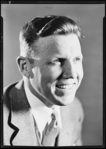 Portraits of men for clothing classic, May Co., Southern California, 1931