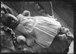 His baby, Southern California, 1931