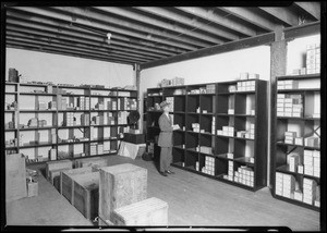 Shelving at Walker Electric, Southern California, 1925