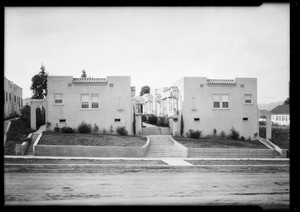 Court at 1159-1163 South Bronson Avenue, Los Angeles, CA, 1924