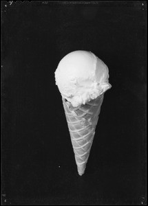 Cone, sundae, and soda, Southern California, 1932