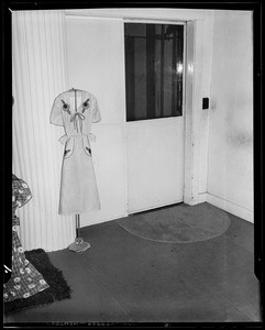 Floor in front of elevator at Mode O'Day, 753 South Broadway, Los Angeles, CA, 1940